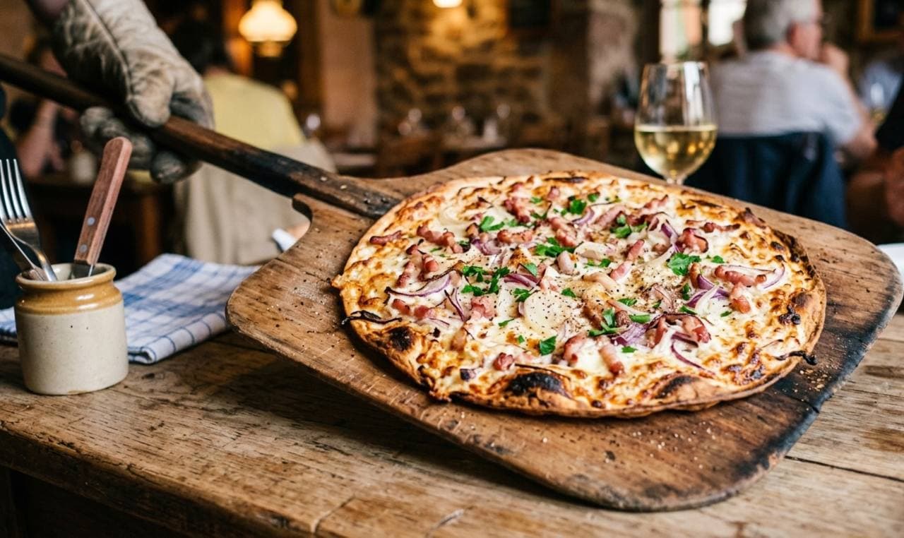 Tarte flambée pour anniversaire et fêtes de famille